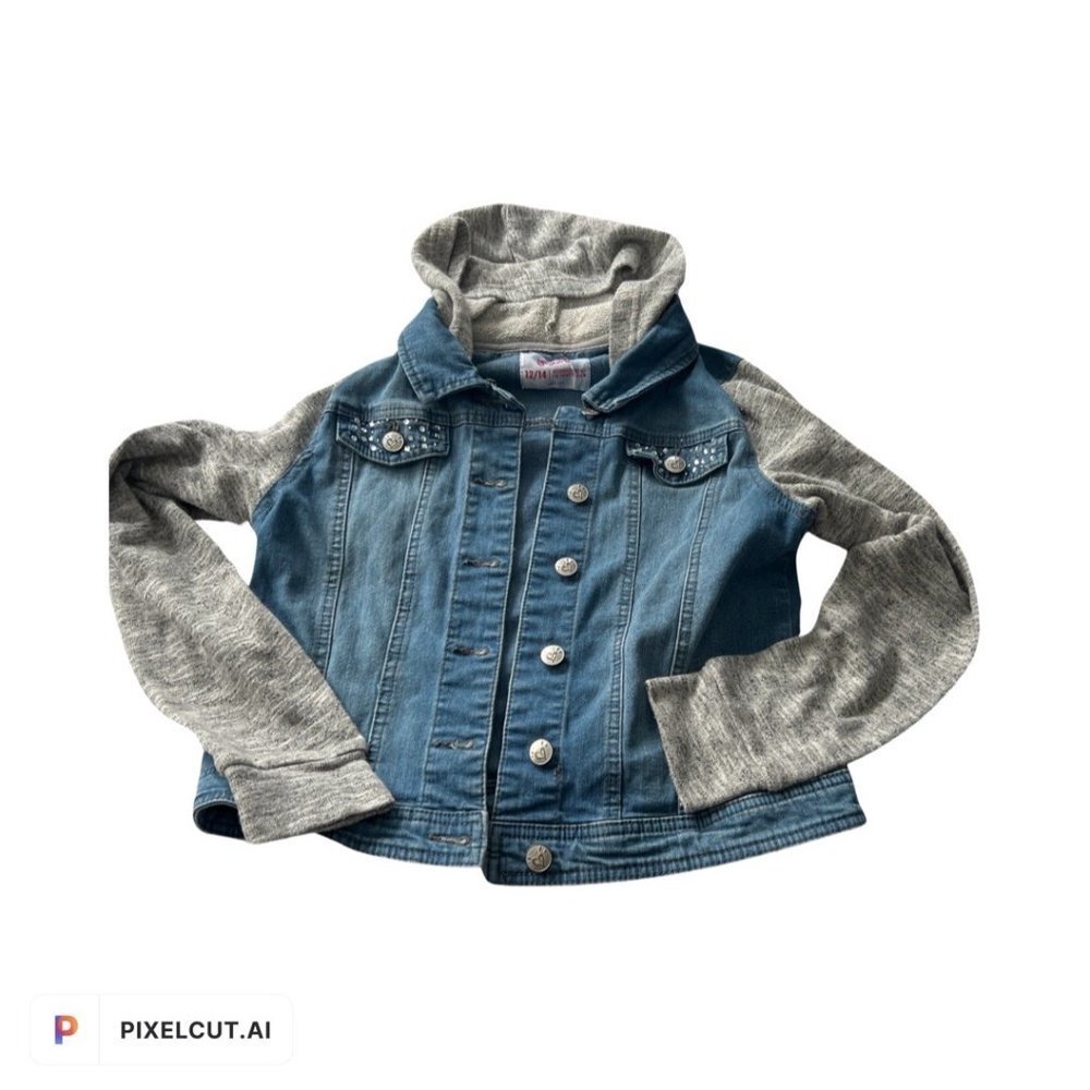 Justice Blue Jean Jacket Size 12-14